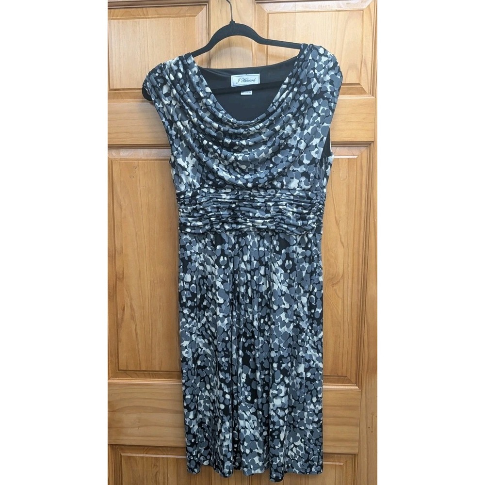 J Howard Women's Size 6 Dress Cowl Neckline Sleeveless Fit & Flare Workwear